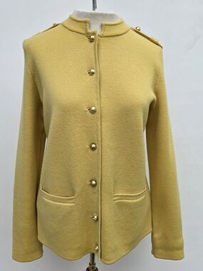 Talbots 100% Pure Merino Wool Knit Cardigan Sweater Size-MP